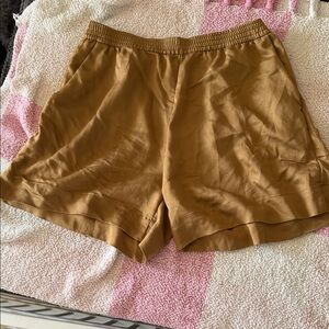 H&M High Waist Brown Shorts